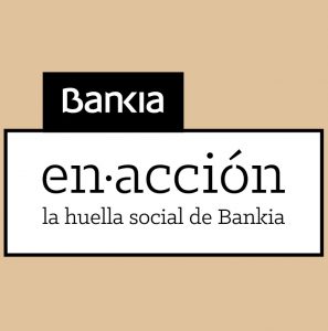 Logotipo Bankia en acción